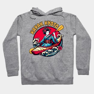 Kayaking geisha Hoodie